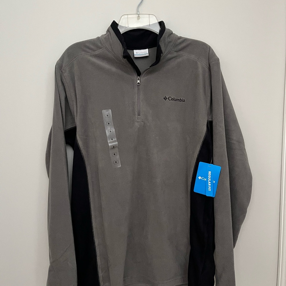 Columbia Grey Fleece Quarter Zip
